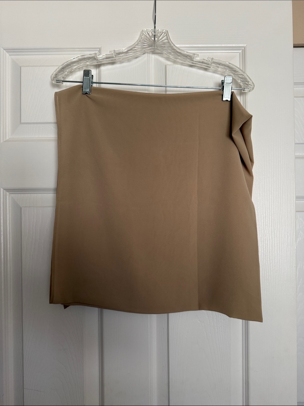 Iris Solis Camel Chiffon Scarf